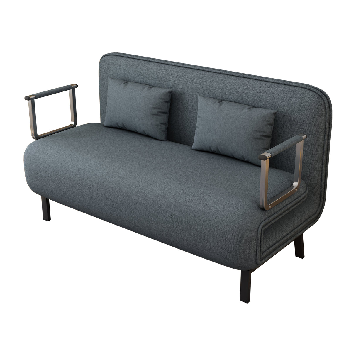 55″ Convertible Chair Bed Tri-Fold Sofa Bed with Adjustable Backrest & Pillow - V.I.P Digital Presence