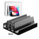 Laptop stand vertical storage and organizing rack - V.I.P Digital Presence