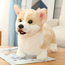 Simulation dog Maltese plush toy Bichon Frise doll Labrador Tibetan Mastiff birthday gift