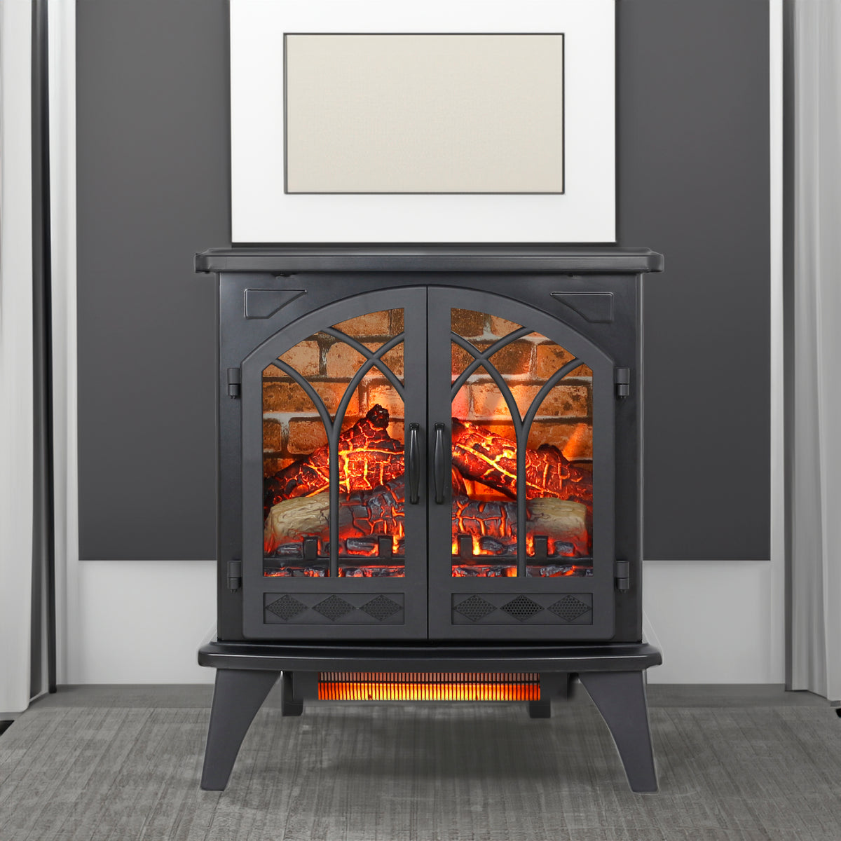 24 inch 3D Infrared Electric Stove with remote control - V.I.P Digital Presence