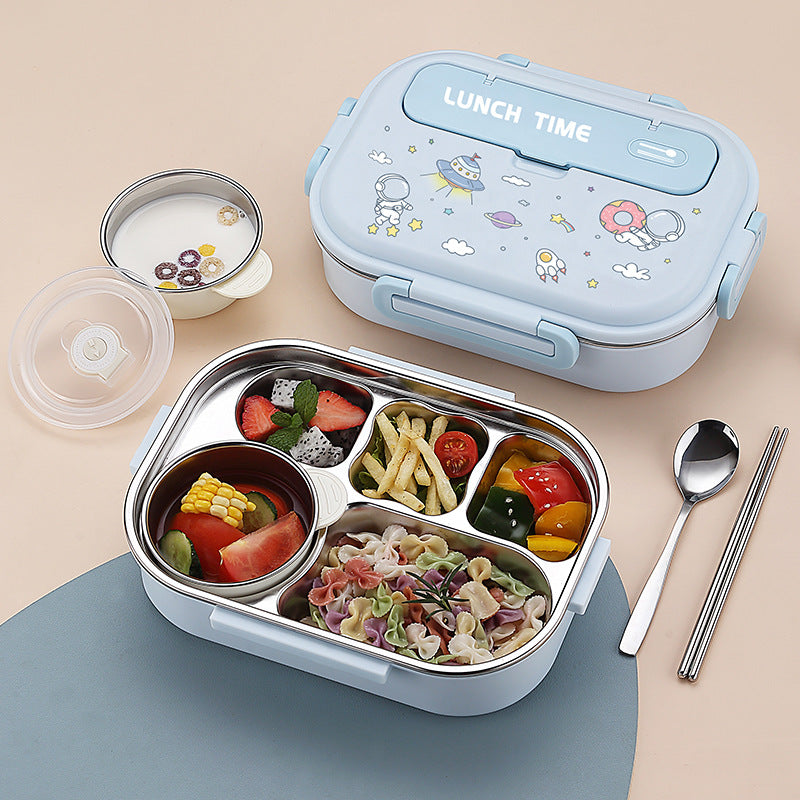 Cartoon cute sealed 316 stainless steel compartment insulation lunch box lunch box - V.I.P Digital Presence