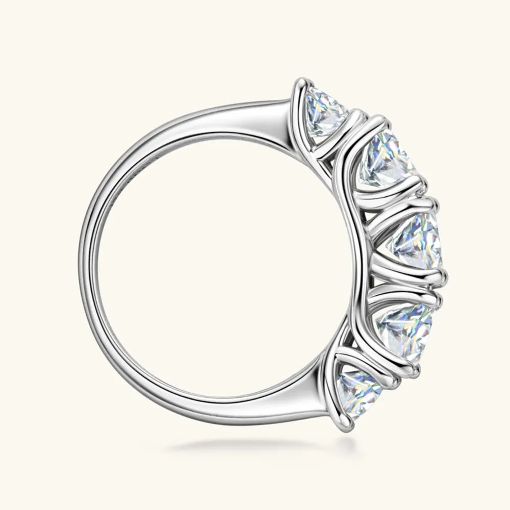 3.6 Carat Moissanite 925 Sterling Silver Ring - V.I.P Digital Presence