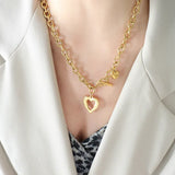 Titanium Steel Heart Pendant Necklace - V.I.P Digital Presence