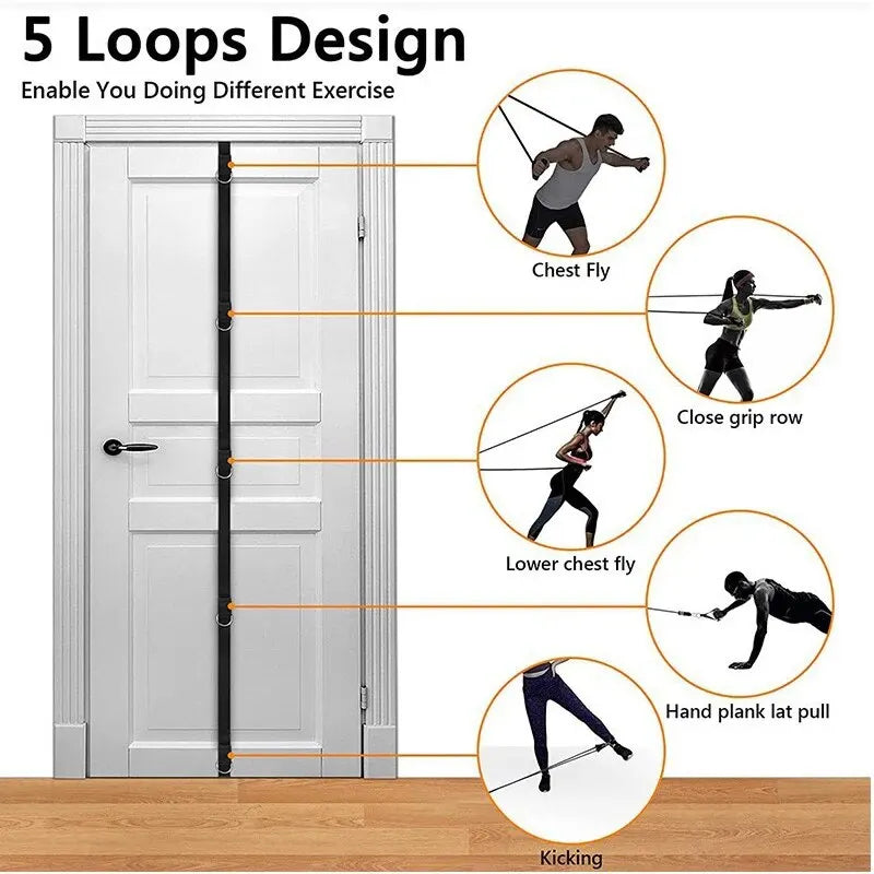 Upgrade Door Anchor Strap for Resistance Bands Exercises Anchor Gym Attachment for Home Fitness Portable Door Band Resistance - V.I.P Digital Presence