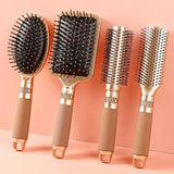 Ribbed Comb Curly Hair Comb Home Massage Comb Smooth Hair Comb Big Bend Comb Modeling Comb Air Cushion Comb - V.I.P Digital Presence
