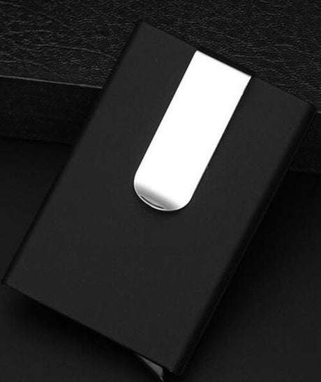 Men's Wallets Credit card holder Automatic card sets business aluminum wallet card sets cash clip holder - V.I.P Digital Presence