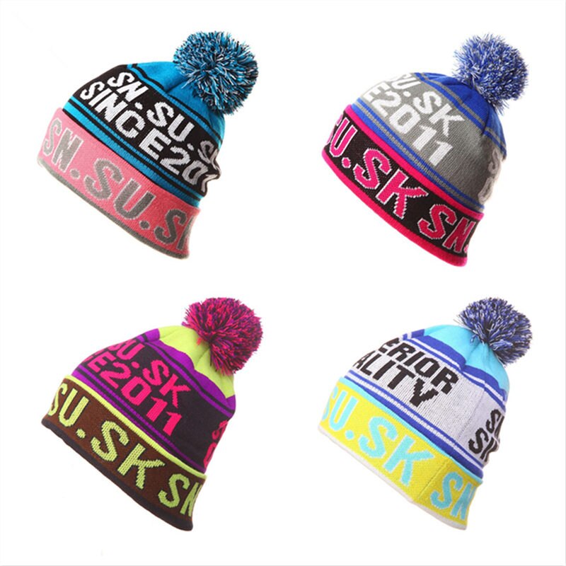 NEW Skiing Hats for Christmas  Women Warm Winter Knitting Skating Skull Cap Hat Beanies Turtleneck Caps Ski Cap Snowboard Hat - V.I.P Digital Presence