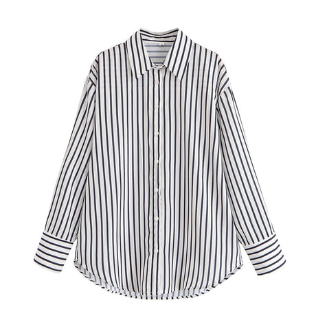 Long-Sleeved Fashion Loose Casual Design Sense Shirt Top - V.I.P Digital Presence