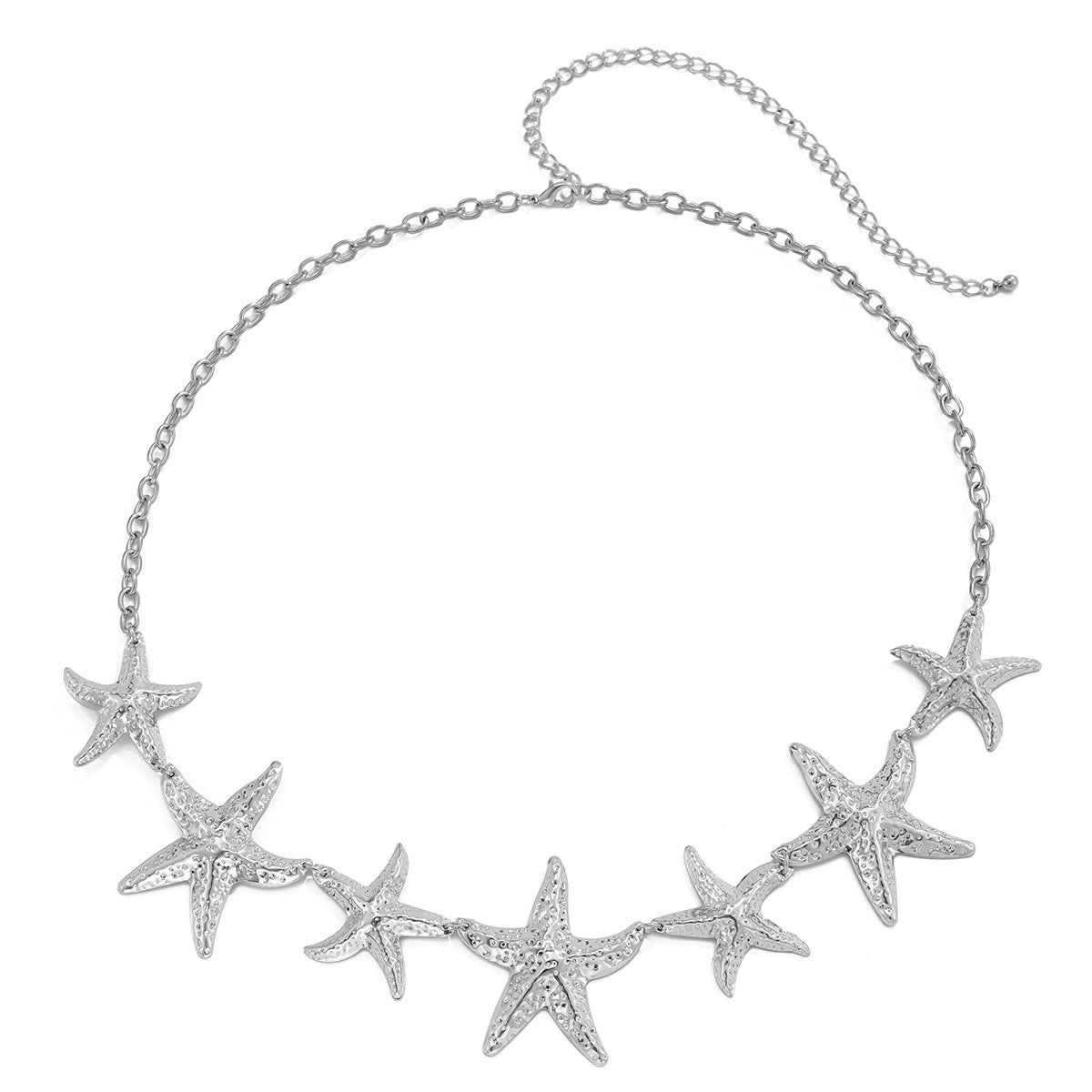 Ocean vacation style starfish waist chain body sexy beach imitation pearl flower body chain - V.I.P Digital Presence