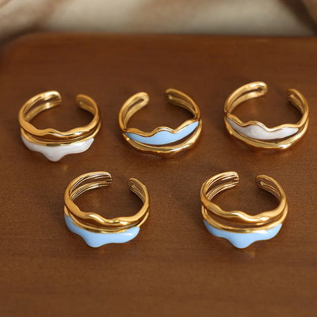 18K Gold-Plated Open Ring - V.I.P Digital Presence