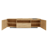 70 inch modern TV stand with 3 cabinets and drawers, entertainment center can accommodate TVs under 80 inches - V.I.P Digital Presence