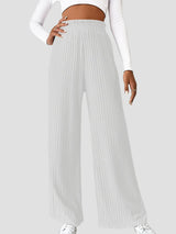 Ribbed High Waist Pants - V.I.P Digital Presence