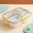 Fashion cartoon cute four-grid microwaveable lunch box bento box lunch box - V.I.P Digital Presence