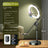 Mobile Phone Overhead Shooting Stand for Food Photography, Drawing, and Live Streaming - Adjustable Dual-Camera Position Desktop Phone Holder with Fill Light - V.I.P Digital Presence