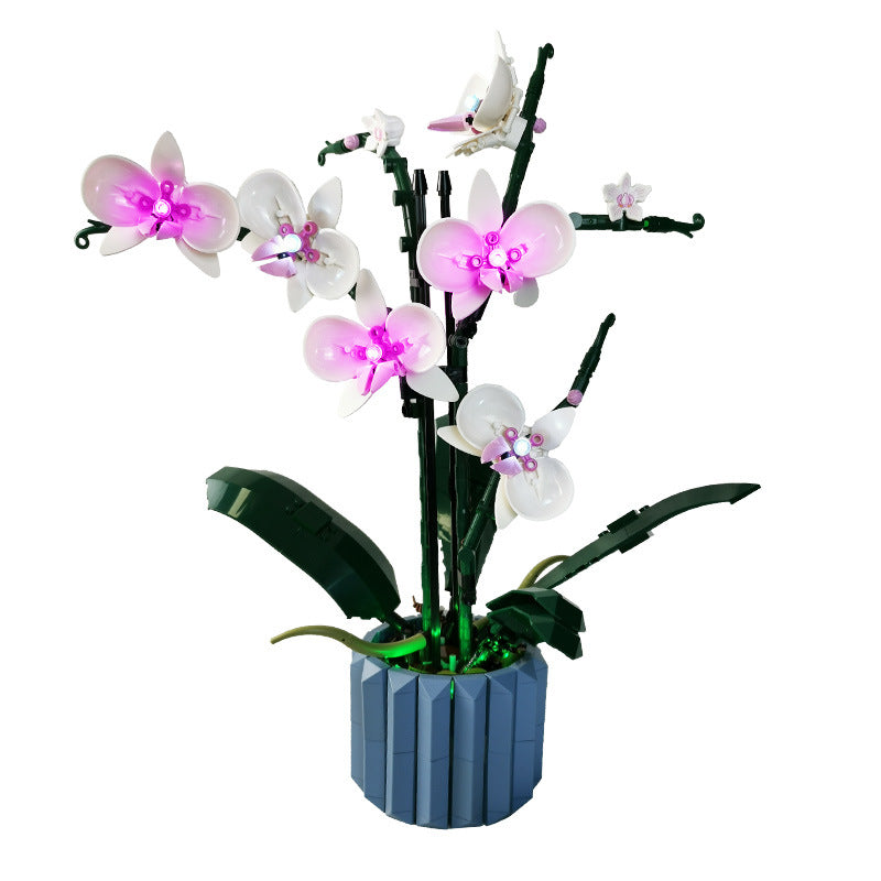 Building block lighting compatible with LEGO 10311 orchid green plant bonsai IDEAS remote control LED light - V.I.P Digital Presence