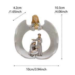 Nordic Creative Angel Family Sculpture Decoration Home Living Room Bookcase Decoration Crafts Resin Statue Ornament - V.I.P Digital Presence