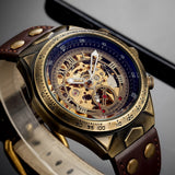 SHENHUA Men's Fashion Hollow out Watch Antique Fully Automatic Mechanical Watch - V.I.P Digital Presence