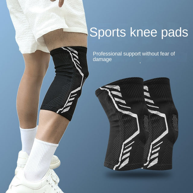 Outdoor sports basketball knee pads sports support spring compression cycling running summer thin breathable knitted sports protective equipment - V.I.P Digital Presence