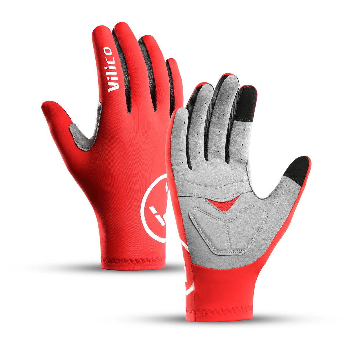 Guantes para ciclismo de montaña al aire libre con absorción de impactos y antideslizantes.