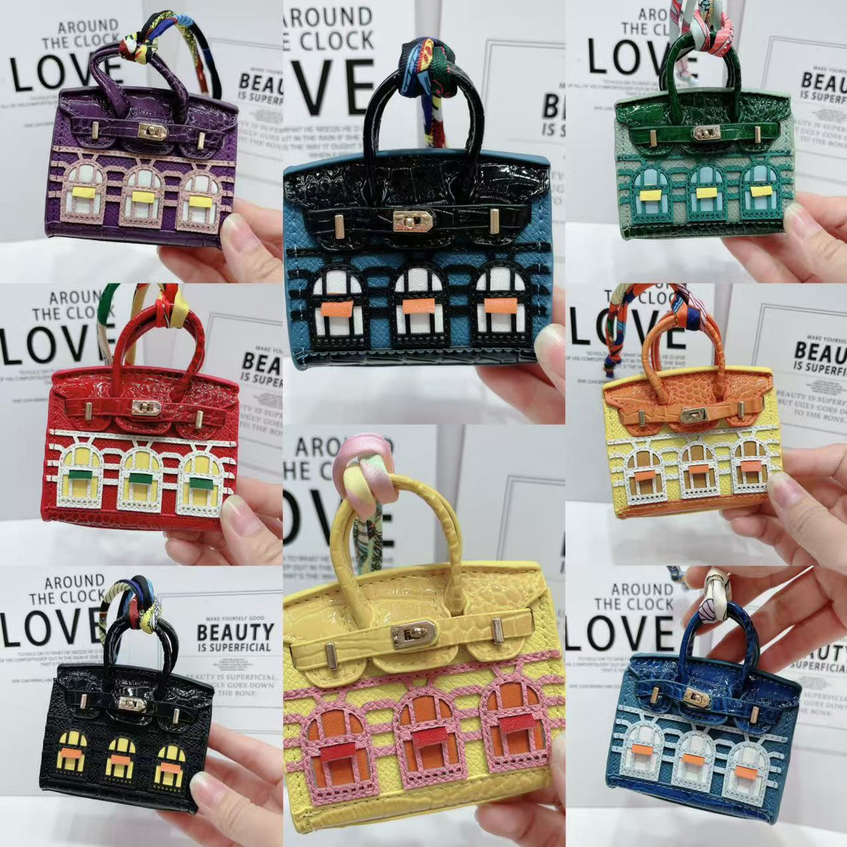 Small house bag mini window pendant headphone bag lipstick car key backpack backpack decoration - V.I.P Digital Presence