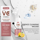 Vitamin C Foam Cleanser Gentle Moisturizing Hydrating Lotion Cleanser For Facial Skin