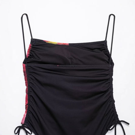 Sexy lace up floral print swimsuit jumpsuit for women - V.I.P Digital Presence