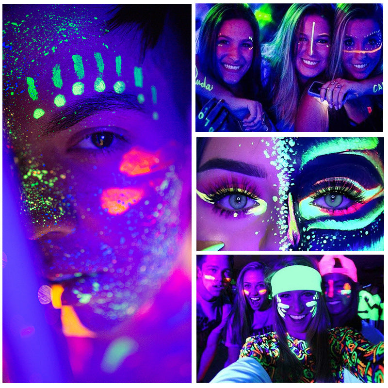 Fit Colors 12 Color Fluorescent Eyeliner Halloween Face Color Painting - V.I.P Digital Presence