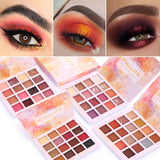 CmaaDu 16 Shades of Shiny Eyeshadow Makeup Matte and Metallic Waterproof Glitter - V.I.P Digital Presence