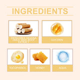 Crema hidratante de miel que alivia la piel seca y nutre la delicada elasticidad de la piel.