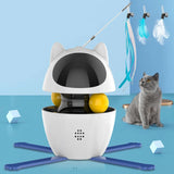Chasing Exercising Laser Toy USB Rechargeable 4-in-1 Cat Toys Indoor Electric Interactive Toys with Ball  Pet cat Teasing cats - V.I.P Digital Presence