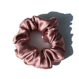 Pure Silk Large Scrunchies Ropes Hair Bands Ties Elastics Ponytail Holders for Women Girls Hair Accessories 19 Momme 3.5CM - V.I.P Digital Presence