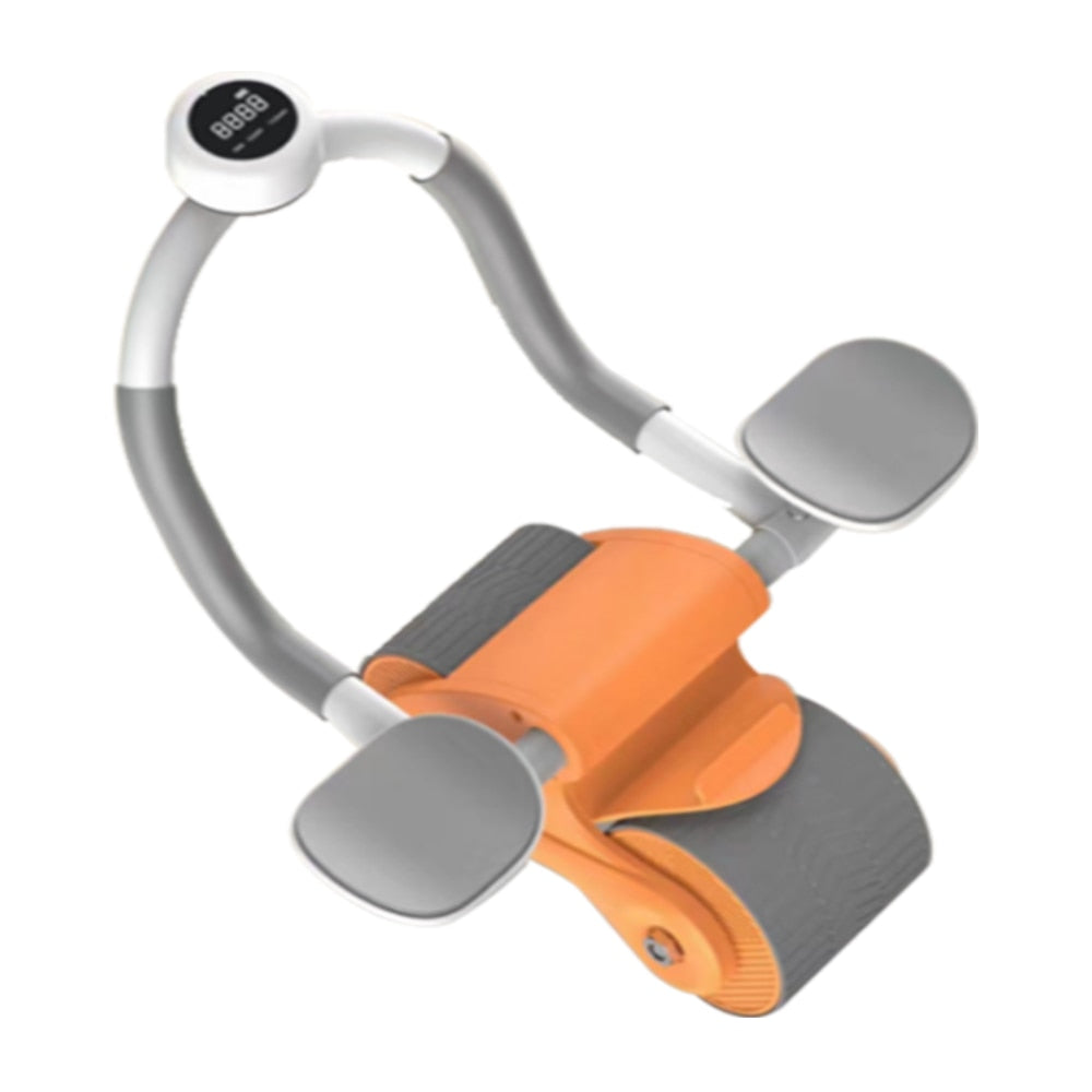 New Design Indoor Home Exercise Flat Elbow Supporter 2 Wheel Ab Trainer Automatic Rebound Abdominal Wheel Roller - V.I.P Digital Presence