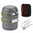 Portable Hard Aluminum Oxide Outdoor Cookware Set Convenient Three-Piece Combination Set Of Pots And Pans - V.I.P Digital Presence