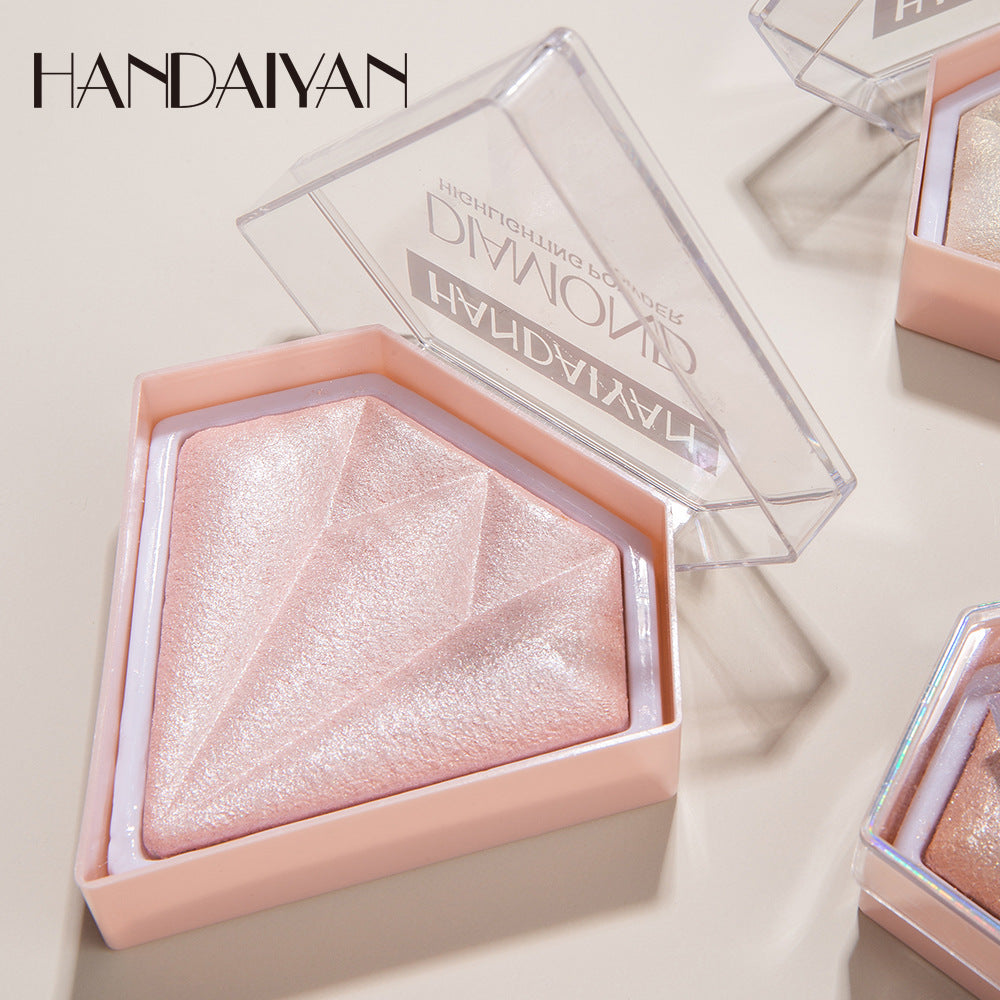 Diamond Highlighter Powder Brighten Skin Tone Repair Glitter Powder Nose Shadow Modification Stereo Brightening - V.I.P Digital Presence