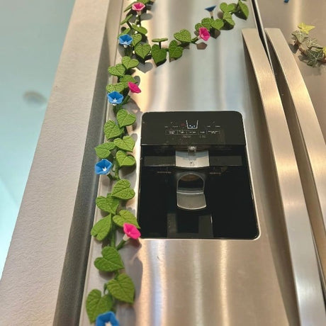Morning Glory Magnets 3D printed artificial morning glory refrigerator sticker decoration - V.I.P Digital Presence