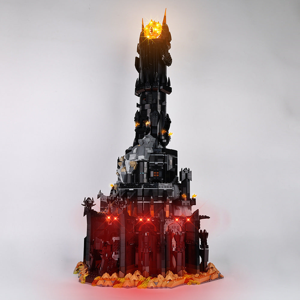 Suitable for LEGO 10333 Lord of the Rings Baladu Black Tower LED building blocks toy lighting fixtures light sets - V.I.P Digital Presence