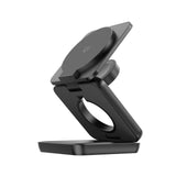 Three in one wireless charger with foldable magnetic suction suitable for iPhone wireless charging, phone holder desktop - V.I.P Digital Presence