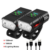 Rechargeable bicycle cycling night light USB light T6 light Strong flashlight Mountain bike front and rear light accessories