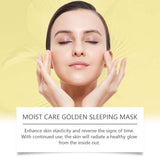 Gold Sleeping Mask, Moisturizing, Moisturizing, Moisturizing, Smoothing And Firming Skin Hydrating Mask - V.I.P Digital Presence
