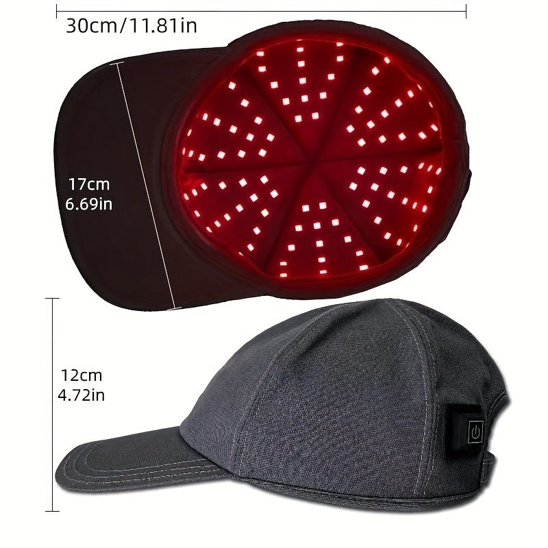 Red light therapy hair care cap hair care device portable portable hair follicle care hair dense hair care helmet hair care - V.I.P Digital Presence