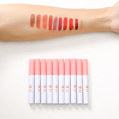 10 PCS Lana Del Rey Lipstick Matte Non Stick Cup Lip Gloss Smoke Pipe Lip Gloss Set Velvet Liquid Lipstick European Makeup - V.I.P Digital Presence