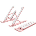 Portable Laptop Stand Foldable Height Adjustable Support Base Computer Cooling Stand Hollow Design Laptop Holder - V.I.P Digital Presence