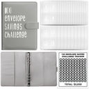 100 Day Challenge Loose leaf Notebook Couple's Savings Notebook Money Saving Envelope Budget Savings Notebook Notepad - V.I.P Digital Presence