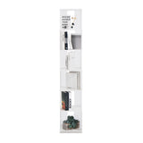 6-layer rotating acrylic board simple bookshelf, multi-functional creative bookshelf for students in the living room - V.I.P Digital Presence
