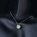 1 Carat Moissanite 925 Sterling Silver Necklace - V.I.P Digital Presence