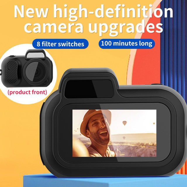 Student party retro small camera CCD high-definition can take pictures and upload mobile phone video campus with screen camera small - V.I.P Digital Presence