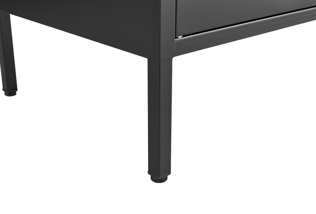 Kitchen Buffet Server Table Accent Sideboard Cupboard Server Buffet Console Table with Doors Cabinet - V.I.P Digital Presence
