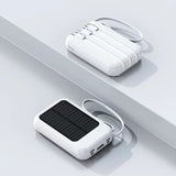Mini solar power bank comes with a 20000mAh outdoor camping portable large capacity mobile power supply - V.I.P Digital Presence