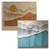 Hand dyed landscape tapestries decorative paintings woven pendants wall carpets - V.I.P Digital Presence