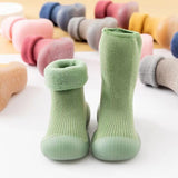Baby walking shoes in autumn and winter with plush and thickened soft soles, non slip, pure cotton floor socks for both boys and girls to keep warm - V.I.P Digital Presence